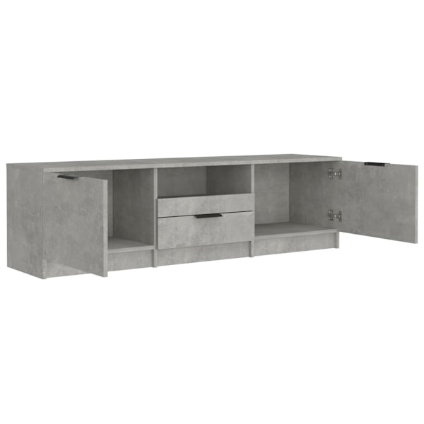 vidaXL Tv-bänk betonggrå 140x35x40 cm konstruerat trä Grå