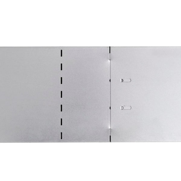 vidaXL Trädgårdsstaket galvaniserat stål 100 x 15 cm set om 5 Silver