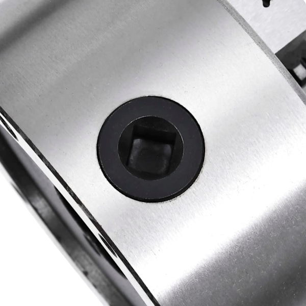 vidaXL 3-backs självjusterande svarvchuck 125 mm stål