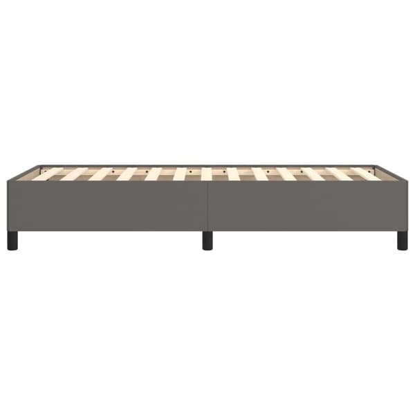 vidaXL Sängram grå 80x200 cm konstläder Grå