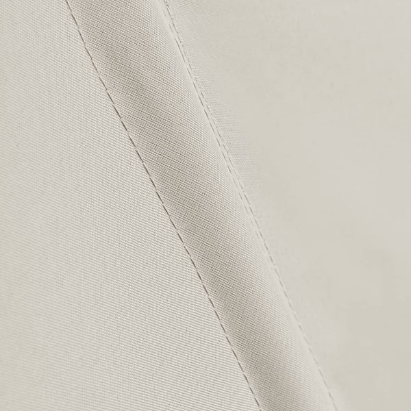 vidaXL Vindskydd för altan hopfällbar 140 x cm Krämfärg Creme