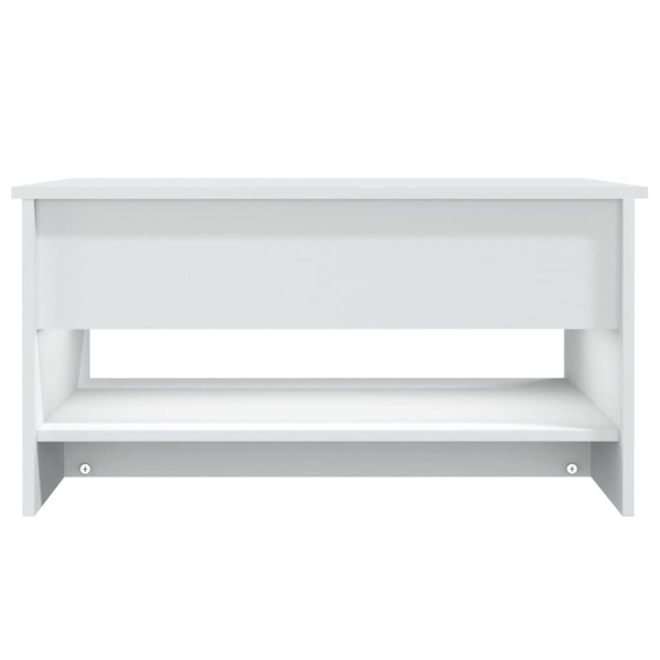 vidaXL Soffbord vit 80x50x40 cm konstruerat trä Vit