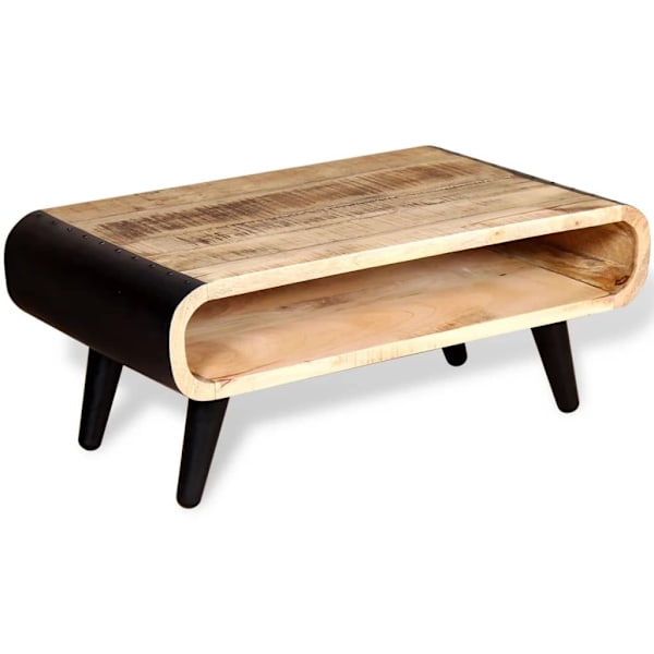 vidaXL Soffbord grovt mangoträ 90x55x39 cm multifärg