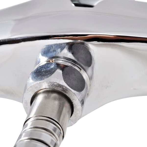 vidaXL Duschblandare krom Silver