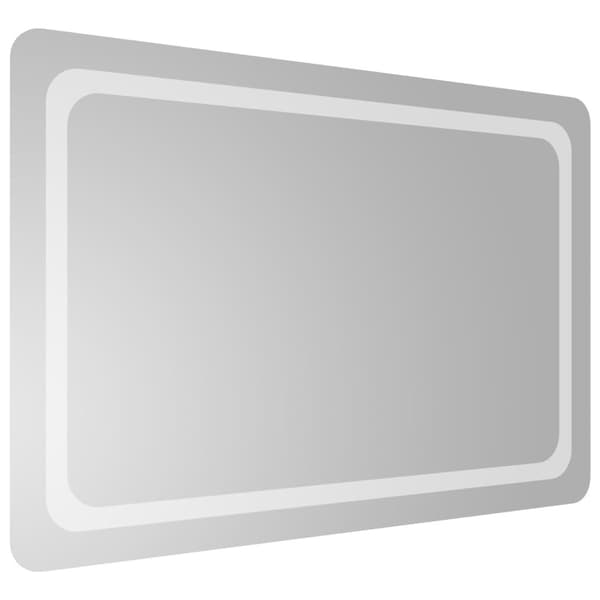 vidaXL Badrumsspegel LED 60x90 cm Transparent