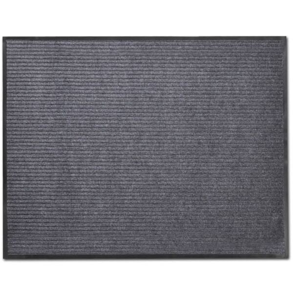vidaXL Dörrmatta PVC Grå 90 x 150 cm grå