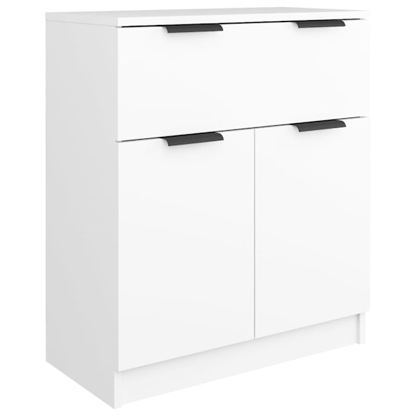 vidaXL Skåp vit 60x30x70 cm konstruerat trä Vit