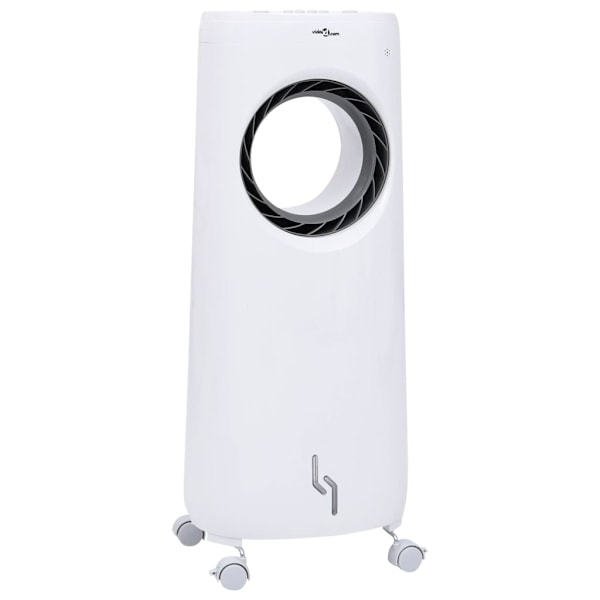 vidaXL 2-i-1 portabel luftkylare 80 W Vit