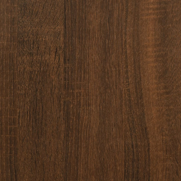 vidaXL Byrå brun ek 70x30x80 cm konstruerat trä Brun