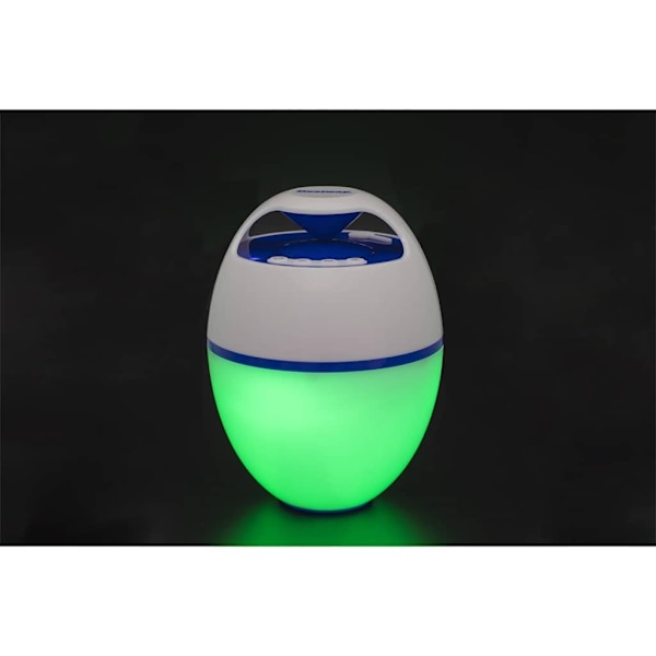 Bestway Flytande Bluetooth-högtalare med LED Vit