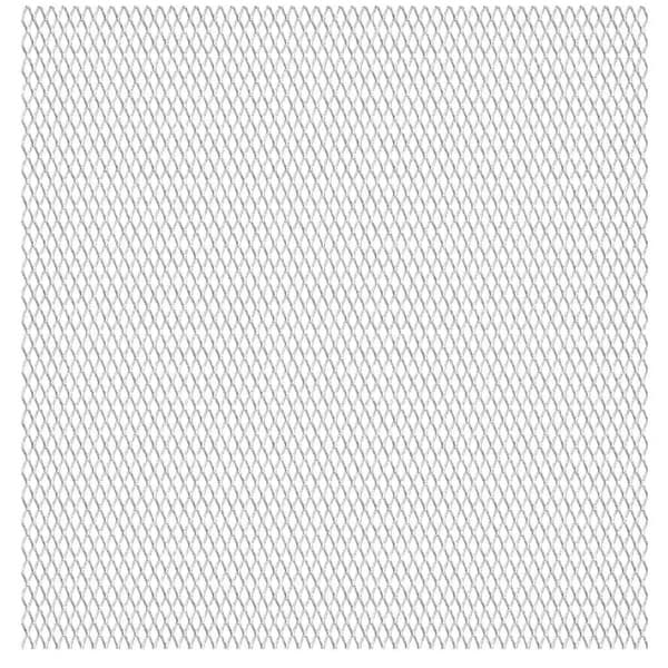 vidaXL Sträckmetall rostfritt stål 100x85 cm 30x17x2,5mm Silver