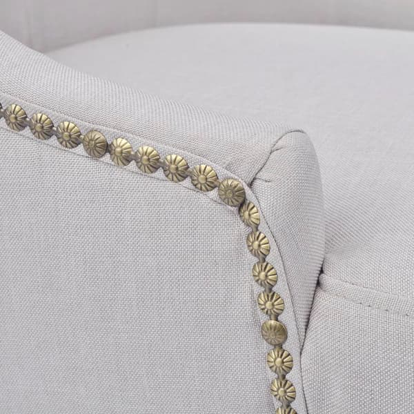 vidaXL Matstolar polyester gräddvita 6 st Creme