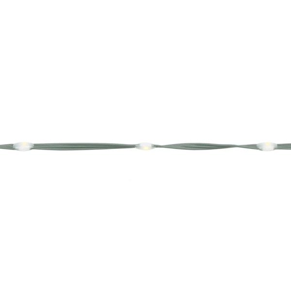 vidaXL Julgran med metallstång 500 LED varm vit 3 m Vit