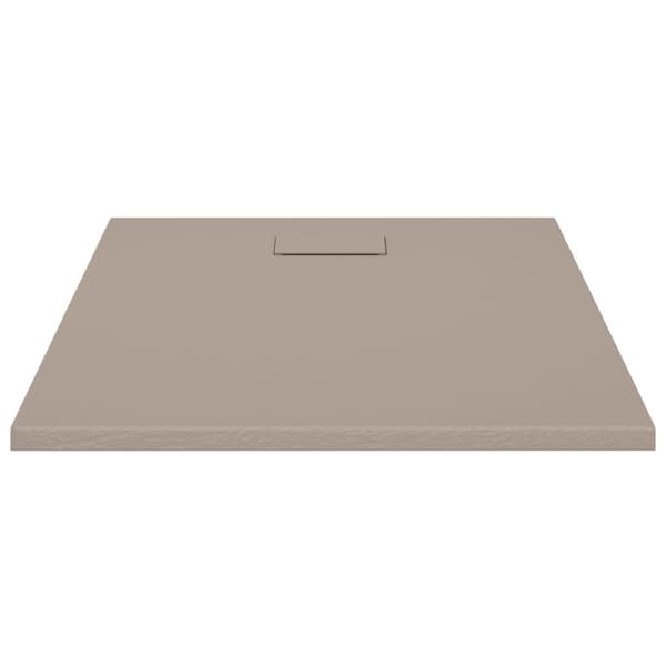 vidaXL Duschkar SMC brun 100x80 cm Brun