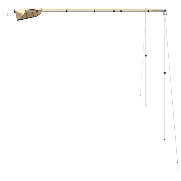 vidaXL Husvagnsmarkis 4x3x2,15 m beige Beige