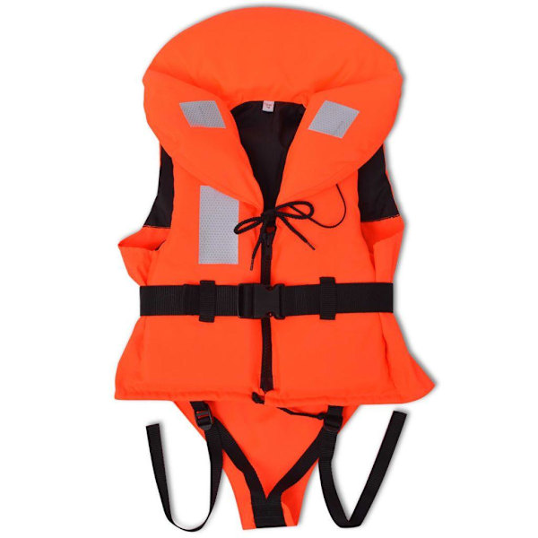 vidaXL Räddningsväst för barn 4 st 100 N 10-20 kg Orange