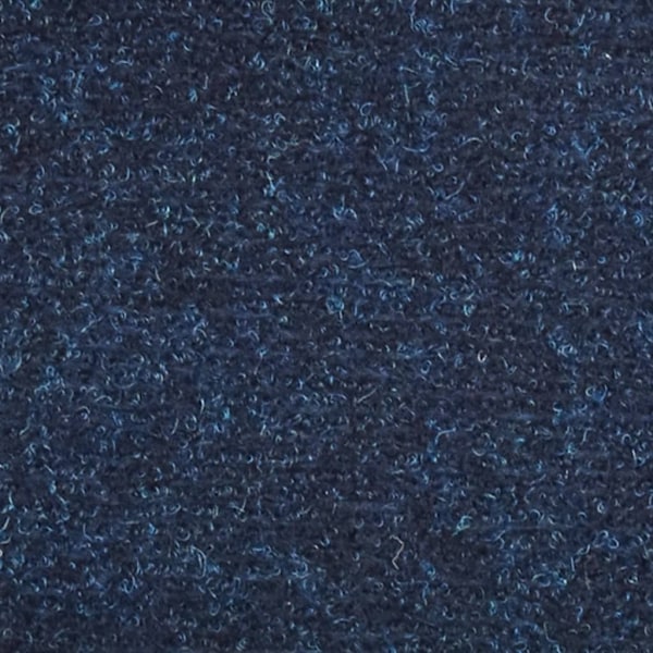 vidaXL Trappstegsmattor självhäftande 15 st marinblå 56x17x3 cm brodyr Blå