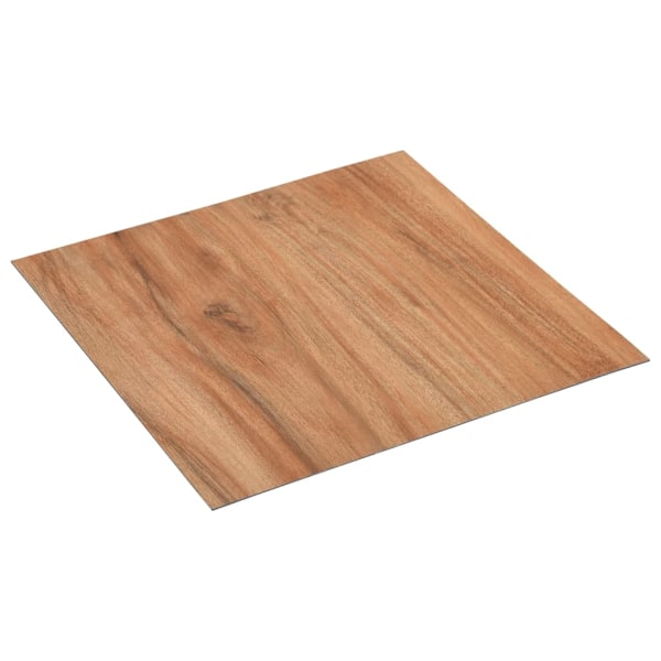 vidaXL Självhäftande golvplankor 5,11 m² PVC naturlig Brun