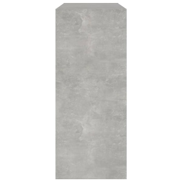 vidaXL Bokhylla/Rumsavdelare betonggrå 80x30x72 cm grå