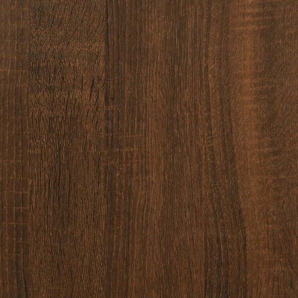 vidaXL Skänk brun ek 88x30x70 cm konstruerat trä Brun