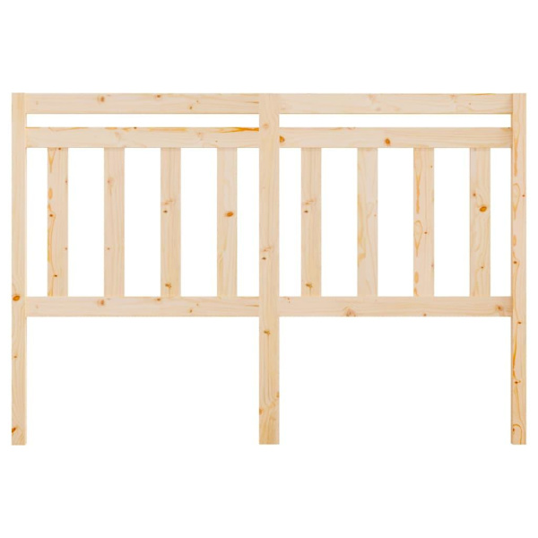 vidaXL Sänggavel 166x4x100 cm massiv furu Brun