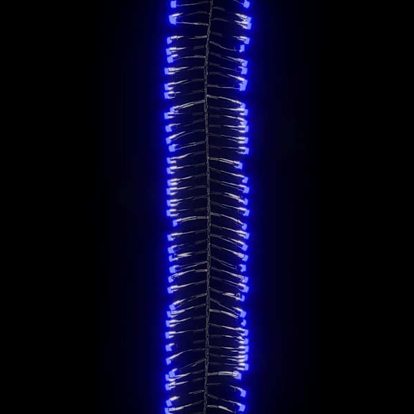 vidaXL Ljusslinga med 2000 LED cluster blå 40 m PVC Blue and dark green