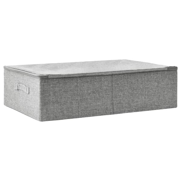vidaXL Förvaringslåda tyg 70x40x18 cm grå grå