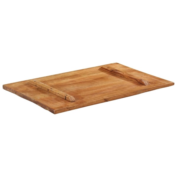 vidaXL Rektangulär bordsskiva 60x90 cm 25-27 mm massivt återvunnet trä multifärg