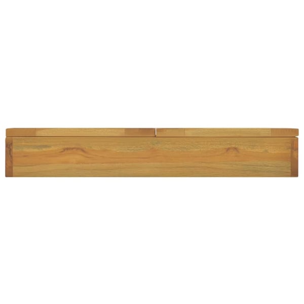 vidaXL Spegelskåp 60x10x40 cm massiv teak Brun
