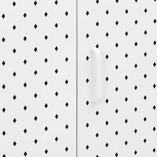vidaXL Skänk vit 105x35x75 cm stål Vit