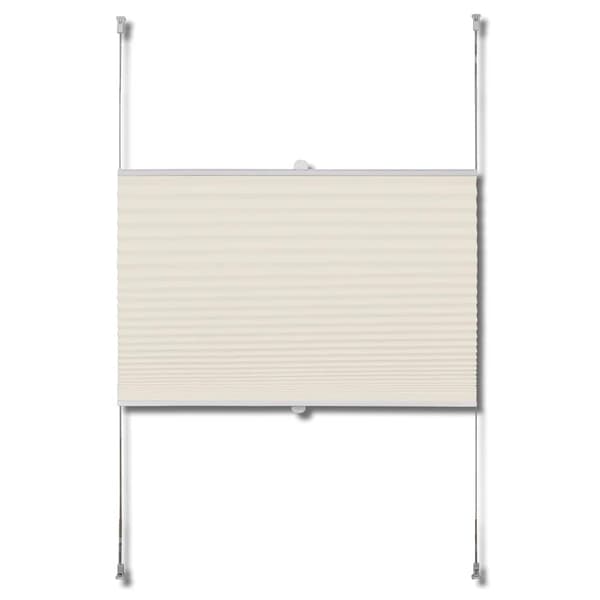 vidaXL Plisségardin 70x150 cm creme Creme