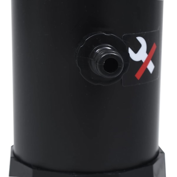 vidaXL Soldusch svart 215 cm 8 L Svart