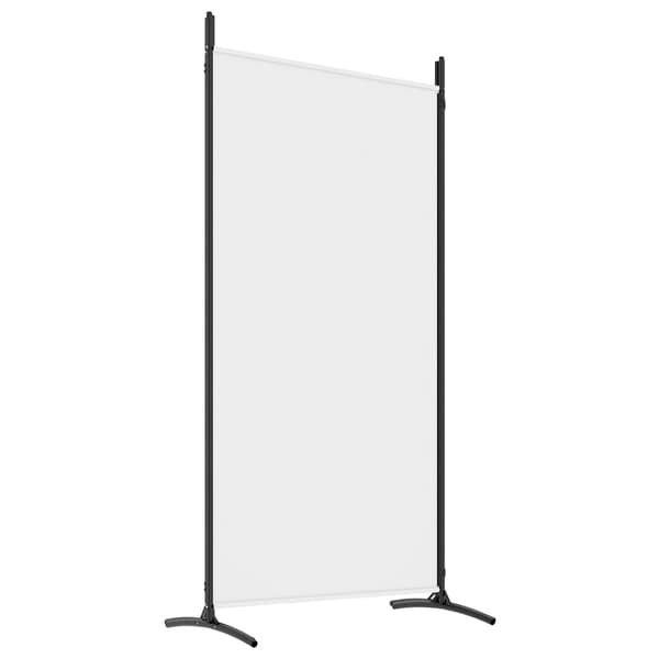 vidaXL Rumsavdelare 4 paneler vit 346x180 cm tyg Vit