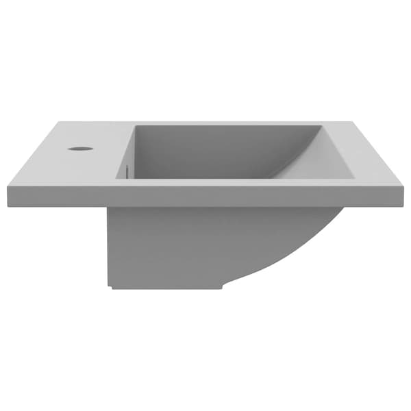 vidaXL Handfat granit 600x450x120 mm grå grå