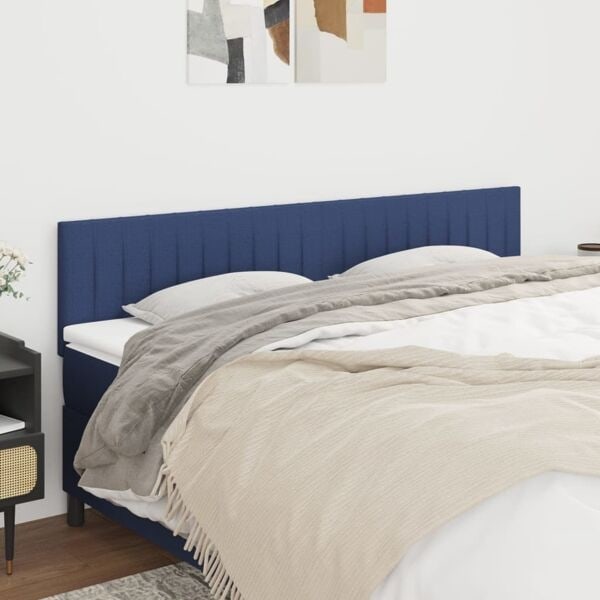 vidaXL Huvudgavlar 2 st blå 100 x 5 x 78/88 cm tyg Blå
