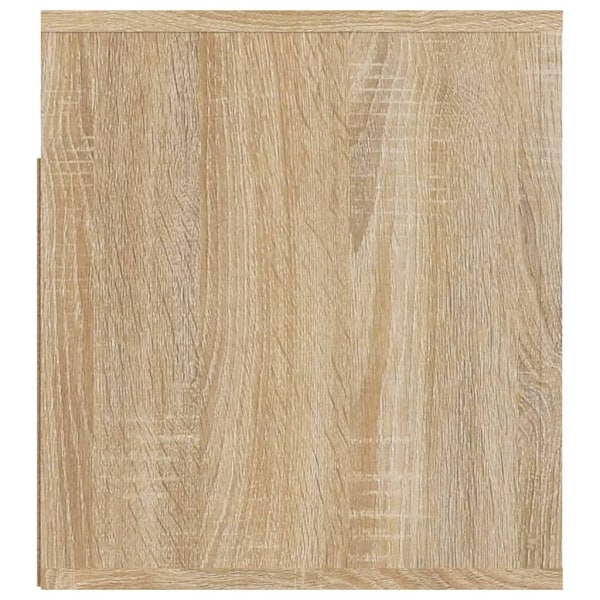 vidaXL Väggmonterade sängbord 2 st sonoma-ek 50x36x40 cm Brun