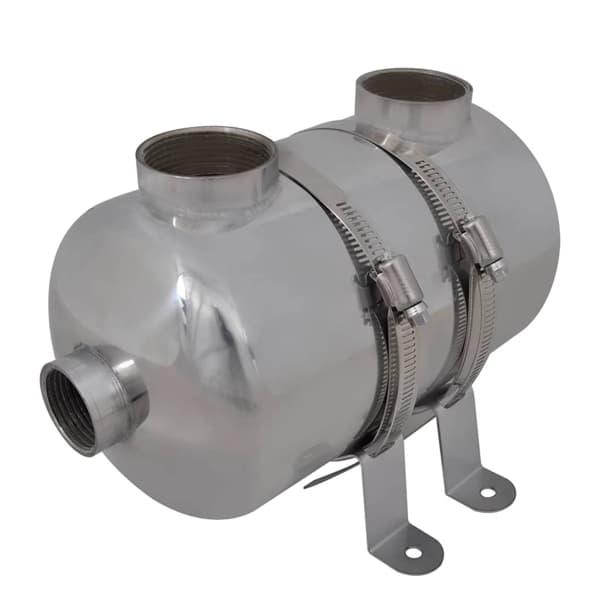vidaXL Poolvärmeväxlare 292 x 134 mm 28 kW