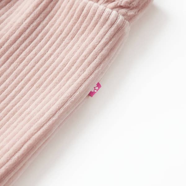 vidaXL Byxor för barn manchester ljusrosa 116 Rosa