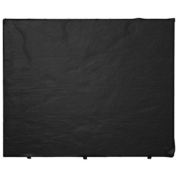 vidaXL Överdrag för hammock 12 öljetter 220x177x220 cm polyeten Svart