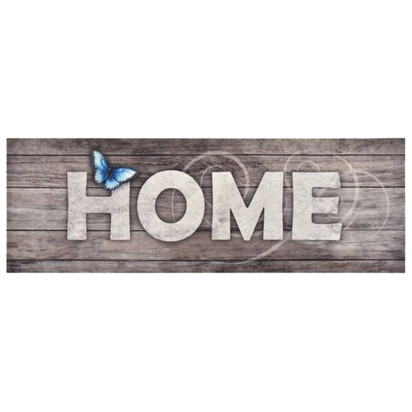 vidaXL Köksmatta maskintvättbar home 45x150 cm multifärg