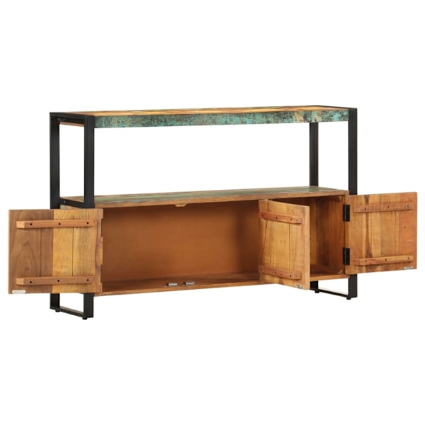 vidaXL Skänk 120x30x75 cm massivt återvunnet trä Brun