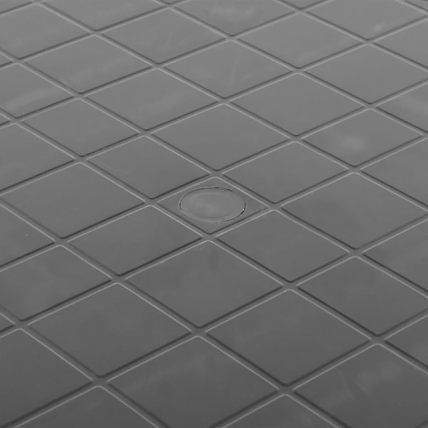 vidaXL Trädgårdsbord antracit 89 cm plast Antracit