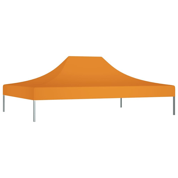 vidaXL Tak till partytält 4x3 m orange 270 g/m² Orange