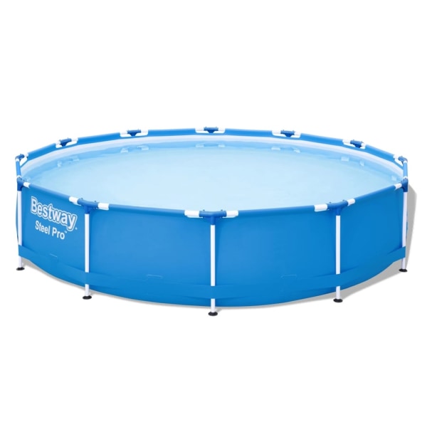 Bestway Pool med stålram Steel Pro 366x76 cm Blå