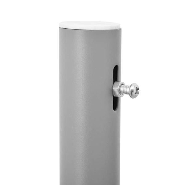 vidaXL Infällbar skärm 160x600 cm grå grå