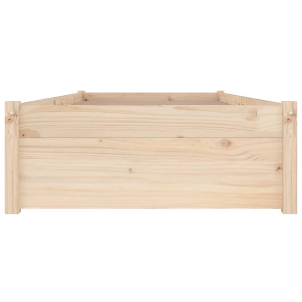 vidaXL Sängram med lådor 90x200 cm Brun