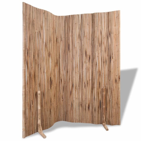 vidaXL Rumsavdelare bambu 180x180 cm Brun