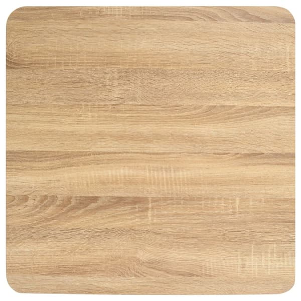 vidaXL Bistrobord ljusbrun 60X60 cm MDF Brun