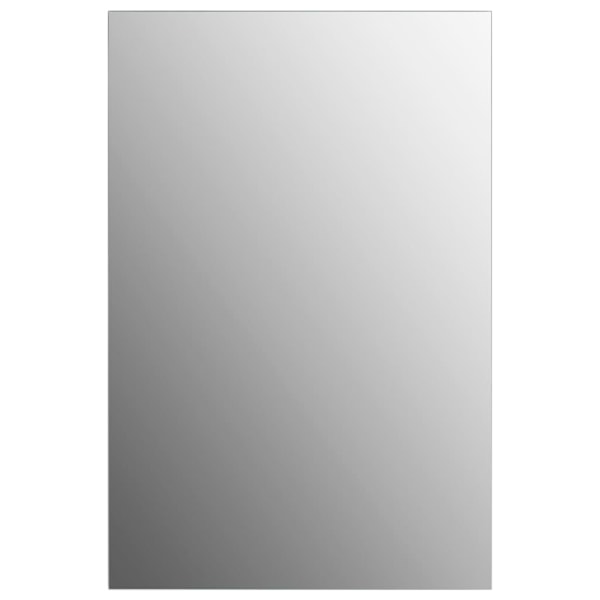 vidaXL Väggspegel rektangulär 60x40 cm glas Silver