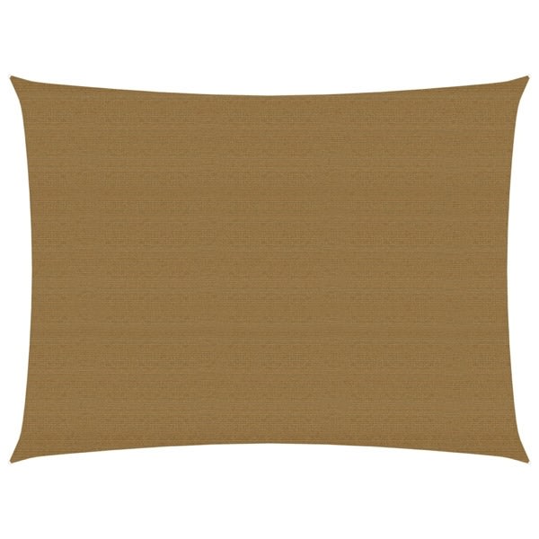 vidaXL Solsegel 160 g/m² taupe 3x4 m HDPE Taupe